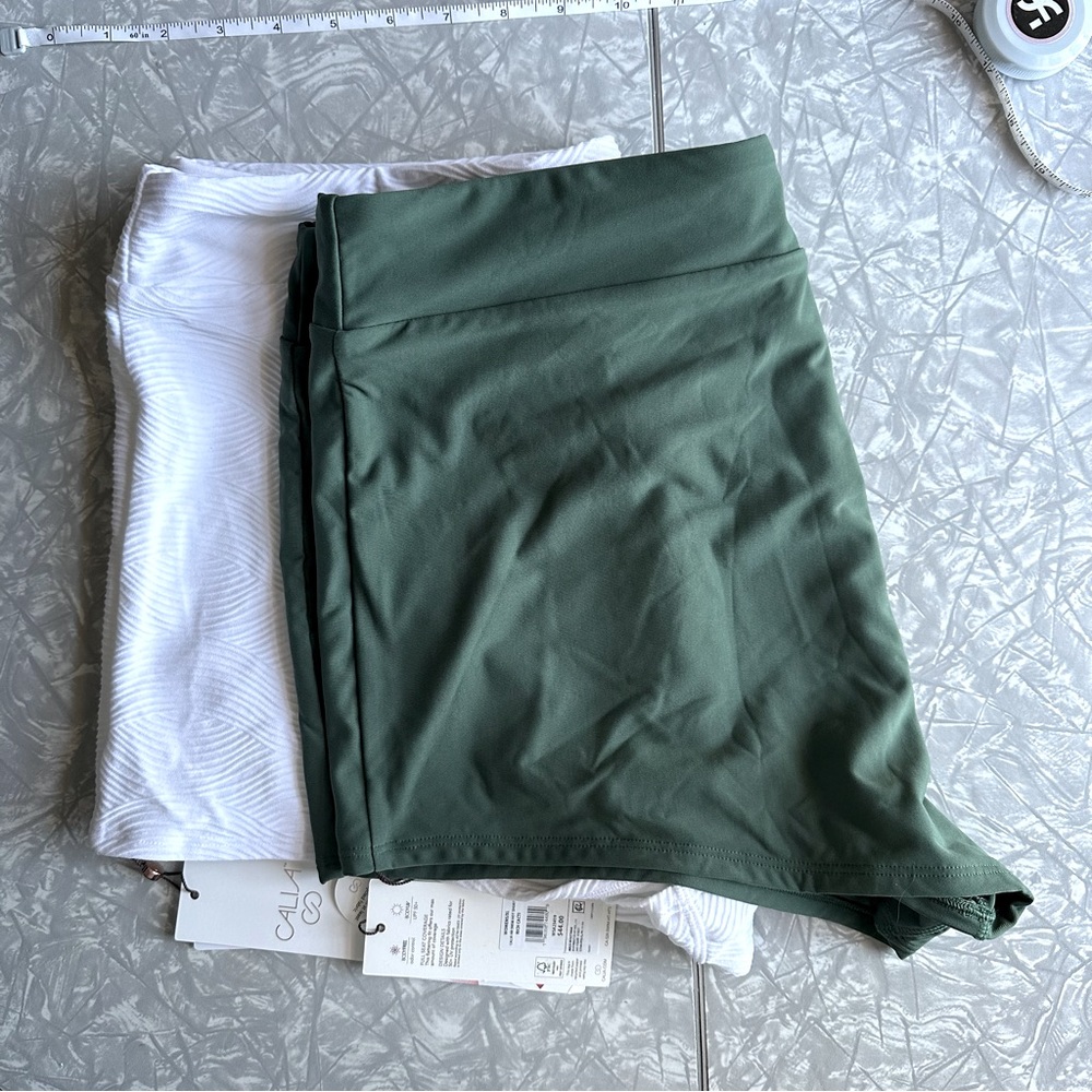 Calia women’s XL swim shorts set of 2 new with tags